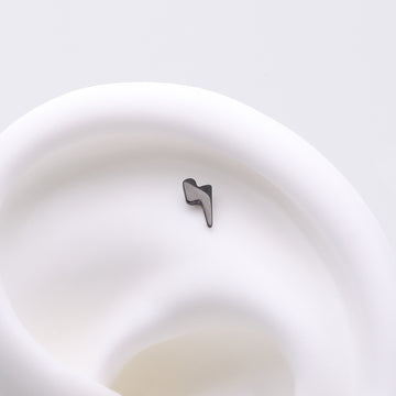 Detail View 1 of Implant Grade Titanium OneFit Threadless Blackline Lightning Bolt Top Part